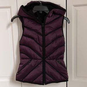 Blanc Noir Mesh Inset Reflective Puffer Vest